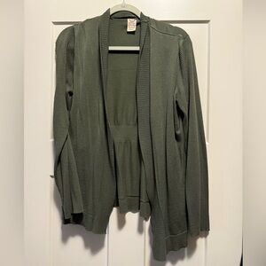 Olive Green Cardigan